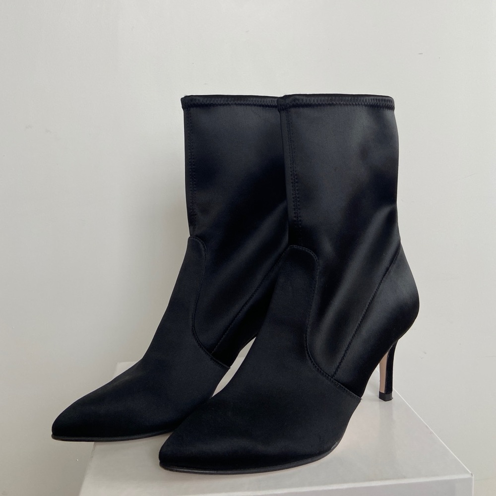 Stuart Weitzman Black Booties 6